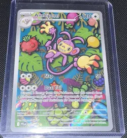 Pokemon Card Ambipom 107/094 - Illustration Rare Full Art - Phantasmal Flames - Image 1
