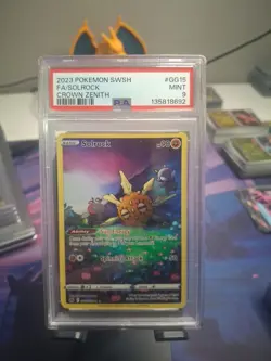 2023 Pokemon Sword & Shield Crown Zenith Solrock #GG15 PSA 9 Mint - Image 1
