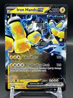Iron Hands Ex 31/131 Pokemon TCG S&V Prismatic Evolutions Double Rare Holo - Image 1