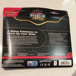 Pokemon TCG Scarlet & Violet Paldean Fates Sticker Collection Pack Fidough Promo - Image 2