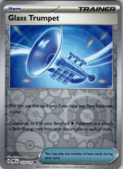 Glass Trumpet 110/131 - Pokemon TCG - Prismatic Evolutions - Reverse Holo - NM - Image 1