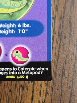 Caterpie #10 PokeTrivia Pokemon Mewtwo Strikes Back - Image 3