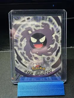 Topps Pokemon Gastly #92 2000 TV Animation Edition Non Holo Blue Logo LP - Image 1
