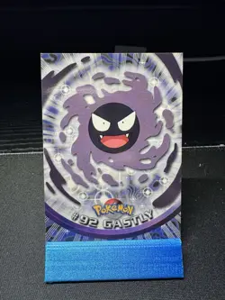 Topps Pokemon Gastly #92 2000 TV Animation Edition Non Holo Blue Logo LP - Image 2