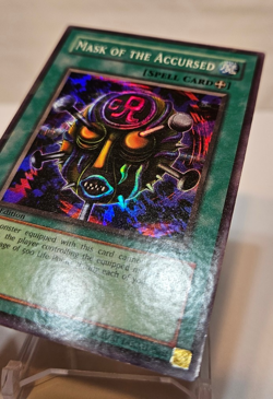 Mask of the Accursed LON-E019 Super Rare 1st Edition Yugioh 902 - Image 2