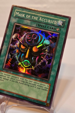 Mask of the Accursed LON-E019 Super Rare 1st Edition Yugioh 902 - Image 4