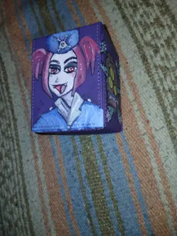 Hand Painted Custom Yugioh Tour Guide Deck Box Artwork Painting Sangan Art - Image 1