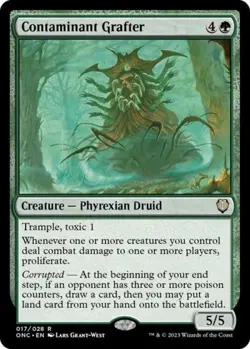 Contaminant Grafter - Light Play MTG Commander: Phyrexia: All Will Be One - Image 1