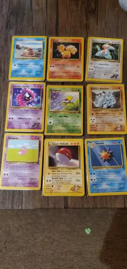 pokemon cards 180 Vintage Common Card Different Sets Bulk - Image 1