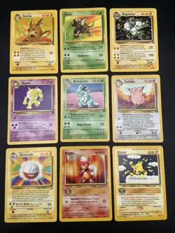 Pokemon Card Rare Vintage Lot Fossil, Jungle, Base Set 2, Neo Genesis - WOTC Era - Image 1