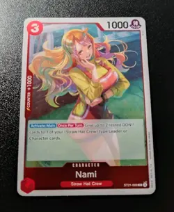One Piece CCG Starter Deck EX: Gear 5 Nami C Foil ST21-009 NM - Image 1