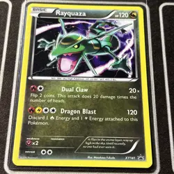 Pokemon TCG Cards Rayquaza XY141 Black Star Promo Holo LP - Image 3