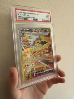 Pokemon PSA 9 Jolteon EX SAR 209/187 SV8a Terastal Festival Card Japanese Mint - Image 4