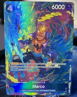 One Piece~Marco (Alternate Art) PRB02-008 Premium Booster -The Best- Vol. 2 Foil - Image 1