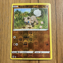 Rockruff 029/073 Champions Path Reverse Holo Pokemon Card NM - Image 1