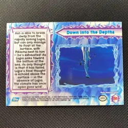 Down Into The Depths 58 Topps Pokemon The Movie 2000 - Foil - Pokemon Card - Image 2