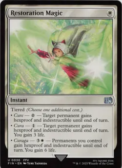 Restoration Magic U FINAL FANTASY 30 - LP MTG - Image 1