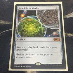 Magic the gathering - Crucible of Worlds - Core Set 2019 - Regular - LP - mtg - Image 1