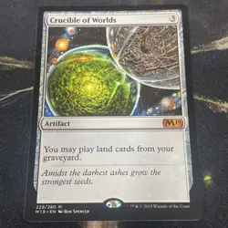 Magic the gathering - Crucible of Worlds - Core Set 2019 - Regular - LP - mtg - Image 2