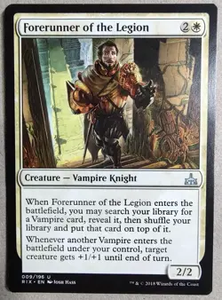 Forerunner of the Legion - Rivals of Ixalan (RIX) #009 - Unc Regular - NM - MTG - Image 1