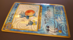 1996 Pokemon Southern Islands Wartortle Holo Swirl Japanese Vending Sticker - Image 3