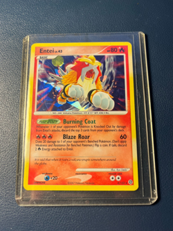 Pokemon TCG - Entei - (Cracked Ice Holo) 004/132 - LP - Image 2