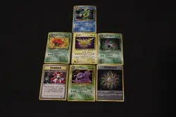 7 LP-HP Pokemon Card Lot Japanese Holo Base-Team Rocket(Gyarados Base Set+) - Image 1