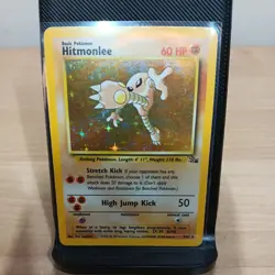 Pokemon TCG Hitmonlee Fossil Holo 7/62 - Image 1