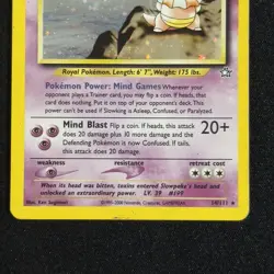 Slowking 14/111 Holo Rare Neo Genesis Unlimited Pokemon TCG English 2000 WOTC - Image 4