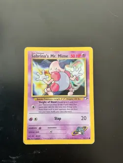 Pokemon Sabrina’s Mr. Mime Gym Heroes #94/132 WotC 2000 - Image 1