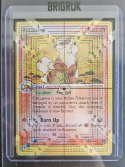 Pokemon Arcanine Reverse Holo Rare Sandstorm Ex Vintage E Reader 2003 15/100 - Image 3