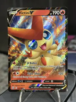 2021 Pokemon SWSH Battle Styles Victini V #021/163 - Image 1