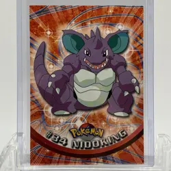 Pokemon TCG Topps Nidoking #34 LP Blue Logo - Image 1