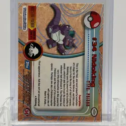 Pokemon TCG Topps Nidoking #34 LP Blue Logo - Image 2