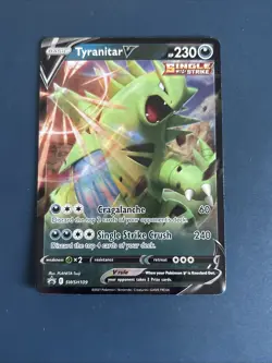 Pokemon Tyranitar V Swsh109 Swsh: Sword & Shield Promo Cards Holo - Image 1