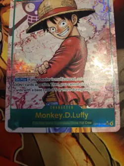 One Piece Monkey D. Luffy SEC OP13-118 Carrying On His Will English - Image 2