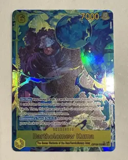 2025 One Piece TCG: OP12-119 Bartholomew Kuma SEC Alt Art - Legacy of the Master - Image 3