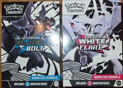 Pokemon TCG Black Bolt & White Flare Booster Bundle Set of 2 |BRAND NEW SEALED - Image 1