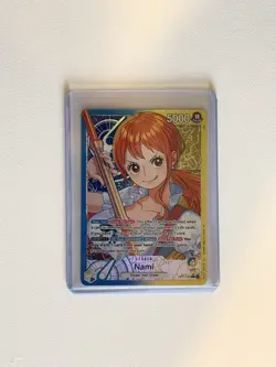 Nami OP11-041 Alt Art Foil A Fist of Divine Speed - One Piece TCG NM - Image 1
