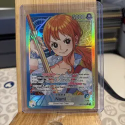 Nami SR OP11-041 Alt Art Foil A Fist of Divine Speed - One Piece TCG NM - Image 1
