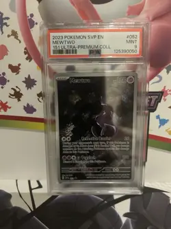 Pokemon Mewtwo SVP en 052 151 Ultra Premium Collection Promo Card PSA 9 - Image 1