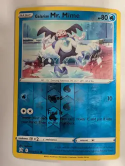 Galarian Mr. Mime 034/163 - Battle Styles Reverse Pokemon Holo Foil Nice! - Image 1