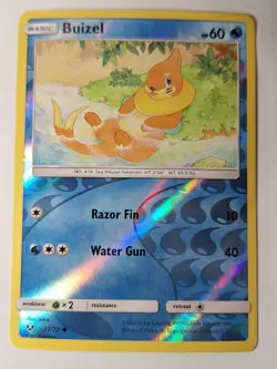 Buizel 22/73 Shining Legends Reverse Pokemon Holo Foil Nice! - Image 1