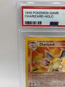 Pokemon TCG Charizard Base Set Holo Unlimited Rare Card 4/102 PSA VG 3 - Image 3