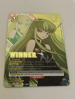 Union Arena TCG C.C. Alternate Art Winner Foil Card UEPR/CGH-2-004 English - Image 1