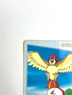 BANDAI Pokemon Carddass 9. Ash Ketchum & Pidgeot Anime Card 1998 JAPAN EDITION - Image 2