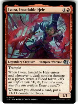 Ivora, Insatiable Heir (Anime) Foundations Jumpstart Regular MTG - Image 1