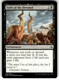 Faith of the Devoted Amonkhet Regular MTG - Image 1