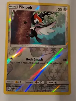 Pikipek 106/149 - Sun & Moon Base Set Pokemon Reverse Holo Foil Nice! - Image 1