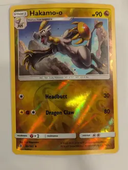Hakamo-o 99/145 Guardians Rising Pokemon Reverse Holo Foil Nice! - Image 1